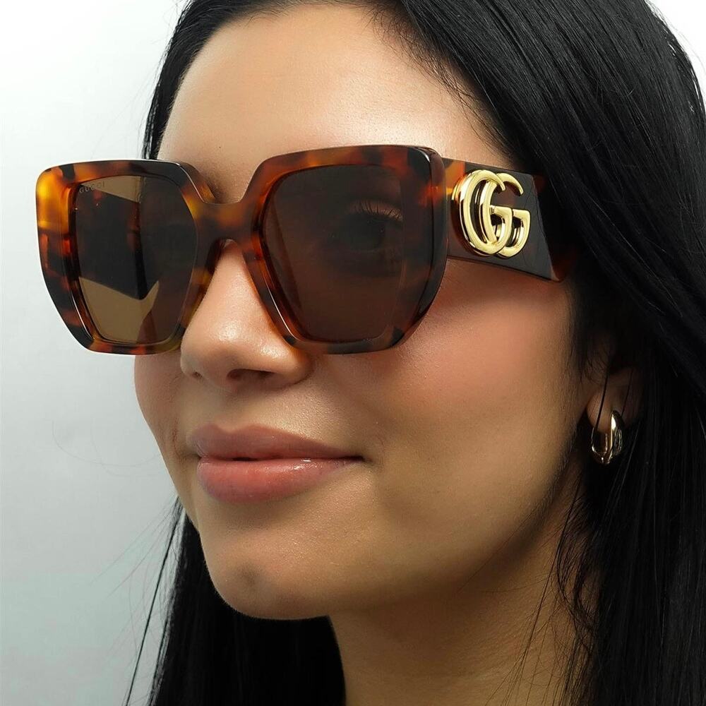 New, GUCCI Sunglasses GG0956S 007 Authentic
